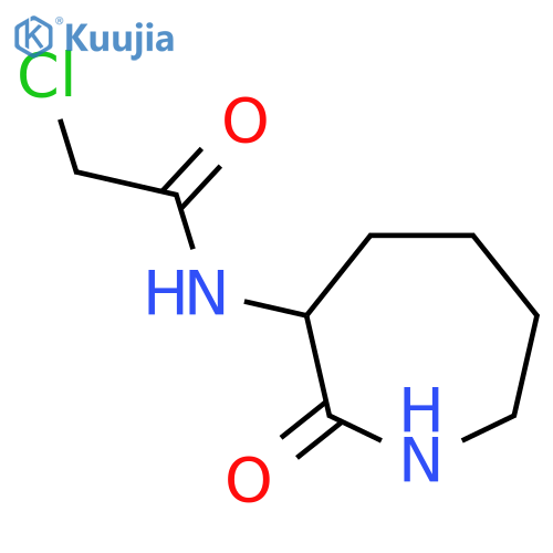 2-Chloro-N-(2-oxoazepan-3-yl)acetamide structure