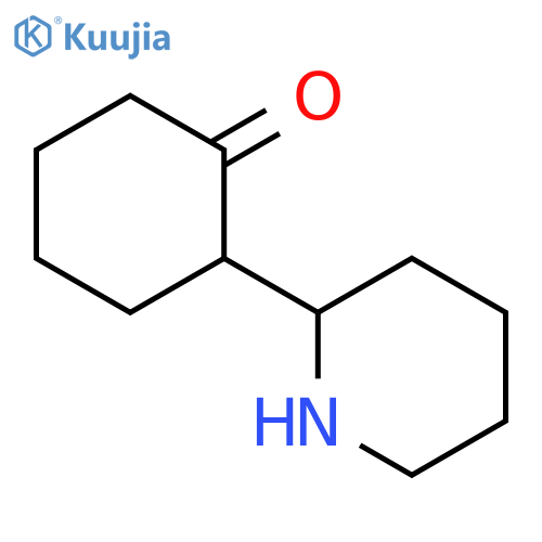 Cyclohexanone, 2-(2-piperidinyl)- structure