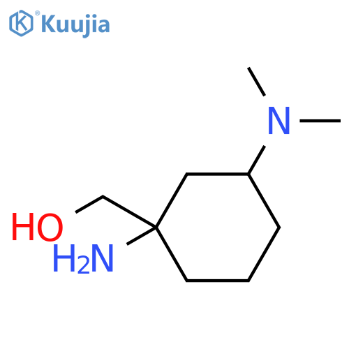 Cyclohexanemethanol, 1-amino-3-(dimethylamino)- structure