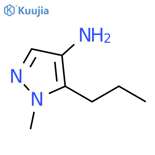 1H-Pyrazol-4-amine, 1-methyl-5-propyl- structure