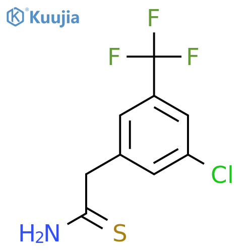 2-3-chloro-5-(trifluoromethyl)phenylethanethioamide structure