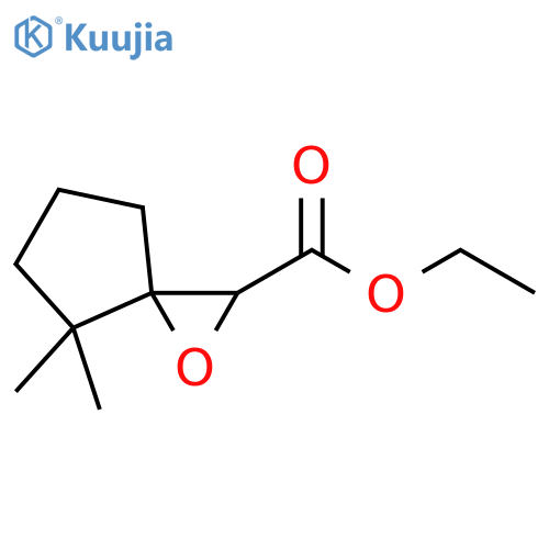 1-Oxaspiro[2.4]heptane-2-carboxylic acid, 4,4-dimethyl-, ethyl ester structure