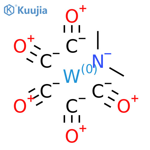 Tungsten, pentacarbonyl(N-methylmethanamine)-(OC-6-22)- structure