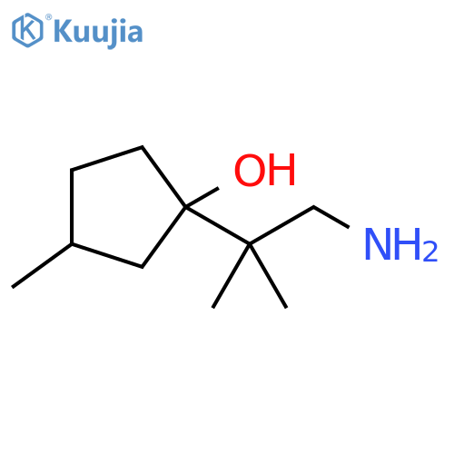 Cyclopentanol, 1-(2-amino-1,1-dimethylethyl)-3-methyl- structure