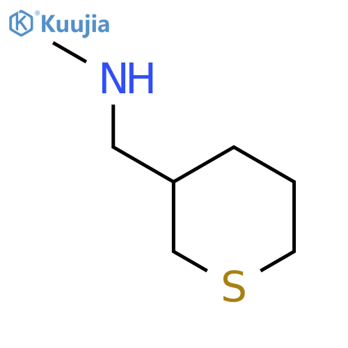 N-methyl-1-(thian-3-yl)methanamine structure