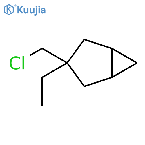 Bicyclo[3.1.0]hexane, 3-(chloromethyl)-3-ethyl- structure