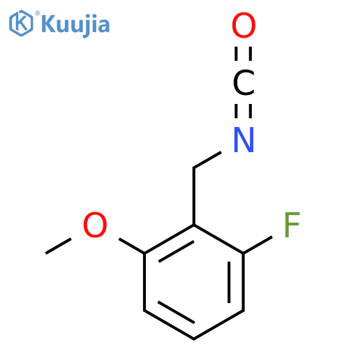1-fluoro-2-(isocyanatomethyl)-3-methoxybenzene structure