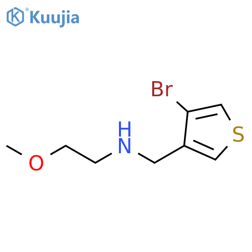 3-Thiophenemethanamine, 4-bromo-N-(2-methoxyethyl)- structure