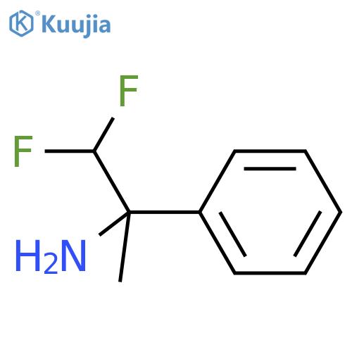1,1-difluoro-2-phenylpropan-2-amine structure