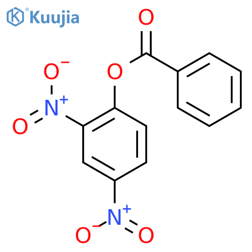 Phenol, 2,4-dinitro-,1-benzoate structure