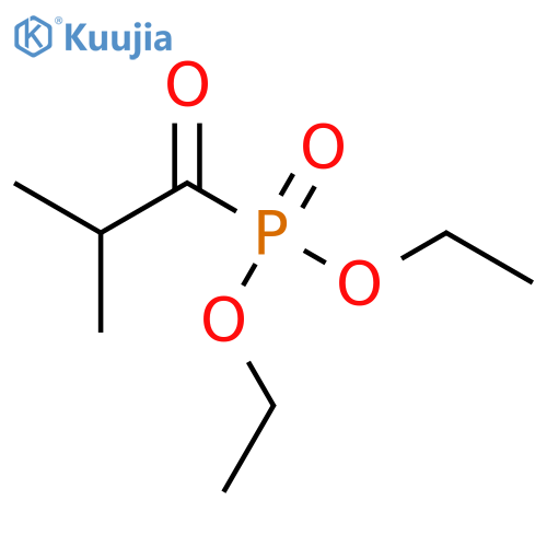 Phosphonic acid, (2-methyl-1-oxopropyl)-, diethyl ester structure
