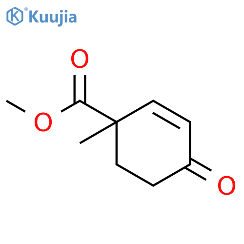 methyl 1-methyl-4-oxocyclohex-2-ene-1-carboxylate structure