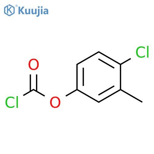 4-chloro-3-methylphenyl chloroformate structure