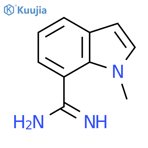 1-methyl-1H-indole-7-carboximidamide structure