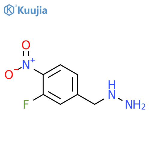 (3-fluoro-4-nitrophenyl)methylhydrazine structure