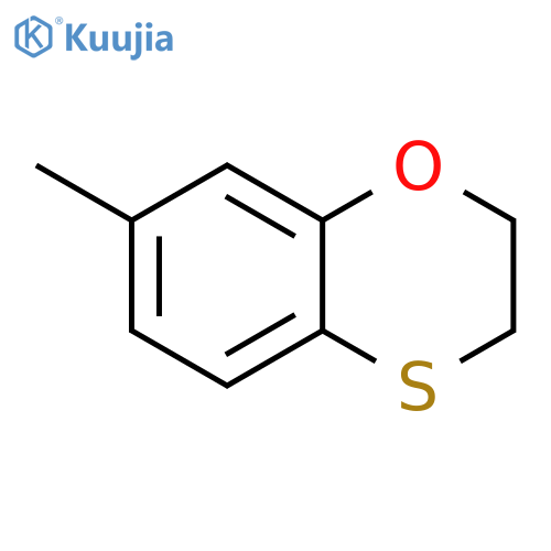 1,4-Benzoxathiin, 2,3-dihydro-7-methyl- structure