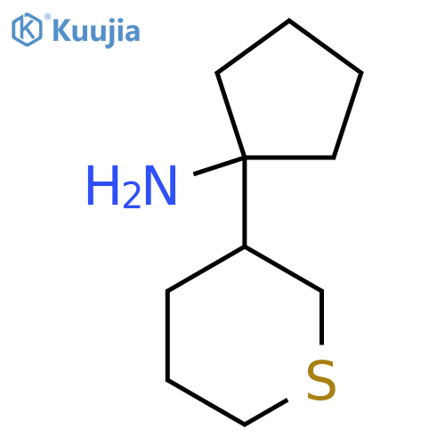 1-(thian-3-yl)cyclopentan-1-amine structure