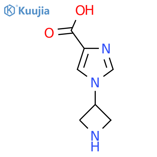 1-(Azetidin-3-yl)imidazole-4-carboxylic acid structure