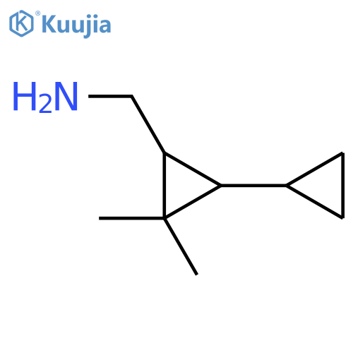 (3-cyclopropyl-2,2-dimethylcyclopropyl)methanamine structure