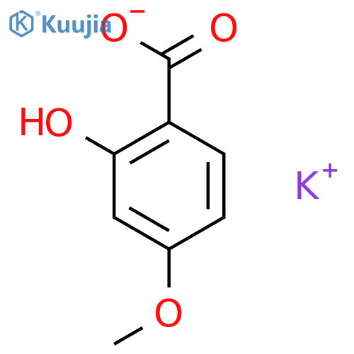 Potassium 2-hydroxy-4-methoxybenzoate structure