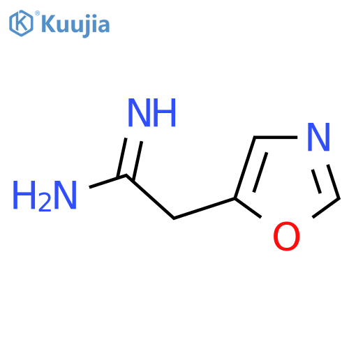 2-(1,3-oxazol-5-yl)ethanimidamide structure