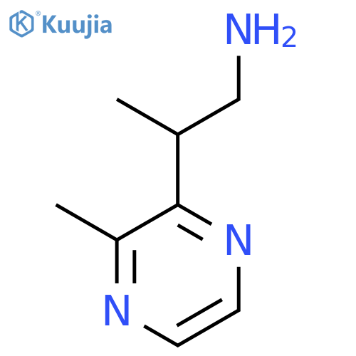 2-(3-methylpyrazin-2-yl)propan-1-amine structure