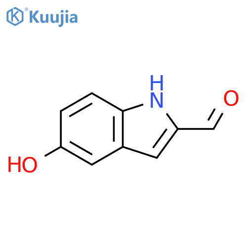 5-hydroxy-1H-indole-2-carbaldehyde structure