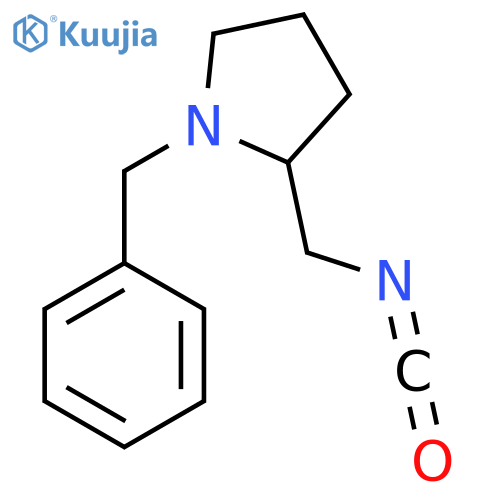 1-benzyl-2-(isocyanatomethyl)pyrrolidine structure