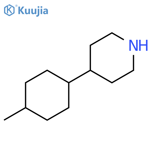 4-(4-methylcyclohexyl)piperidine structure