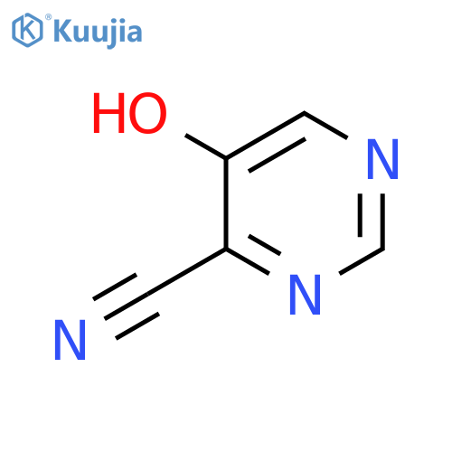 4-Cyano-5-hydroxypyrimidine structure