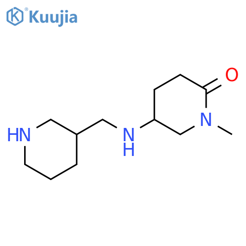1-methyl-5-{(piperidin-3-yl)methylamino}piperidin-2-one structure