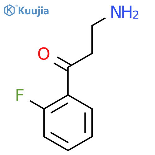 3-amino-1-(2-fluorophenyl)propan-1-one structure