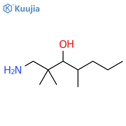 3-Heptanol, 1-amino-2,2,4-trimethyl- structure