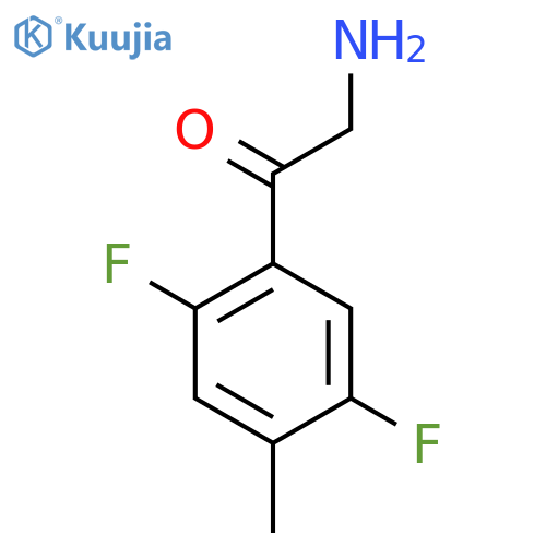 2-amino-1-(2,5-difluoro-4-methylphenyl)ethan-1-one structure