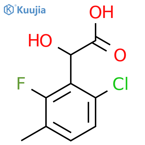 6-Chloro-2-fluoro-3-methylmandelic acid structure