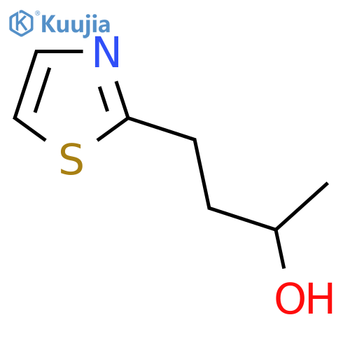 4-(1,3-thiazol-2-yl)butan-2-ol structure