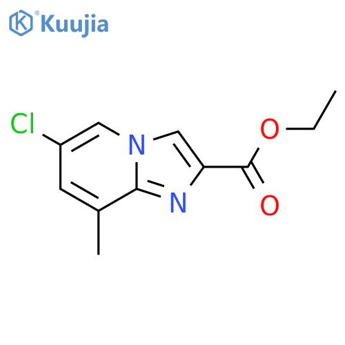 Ethyl 6-chloro-8-methylimidazo1,2-apyridine-2-carboxylate structure
