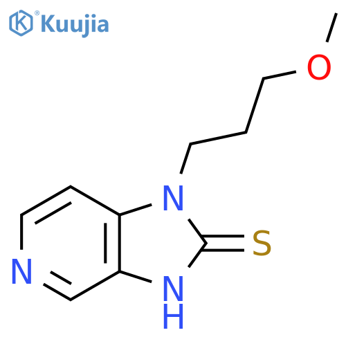 1-(3-methoxypropyl)-1H-imidazo[4,5-c]pyridine-2-thiol structure