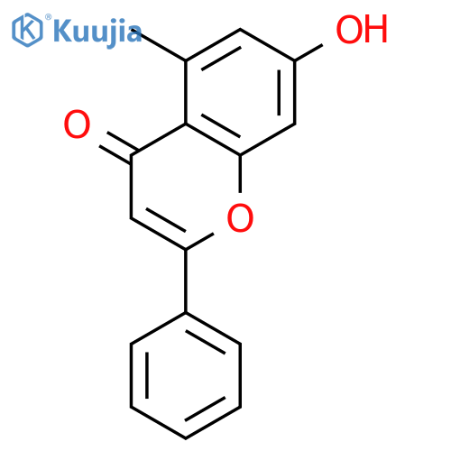 7-Hydroxy-5-methylflavone structure