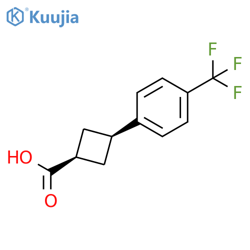 (1s,3s)-3-4-(trifluoromethyl)phenylcyclobutane-1-carboxylic acid, cis structure