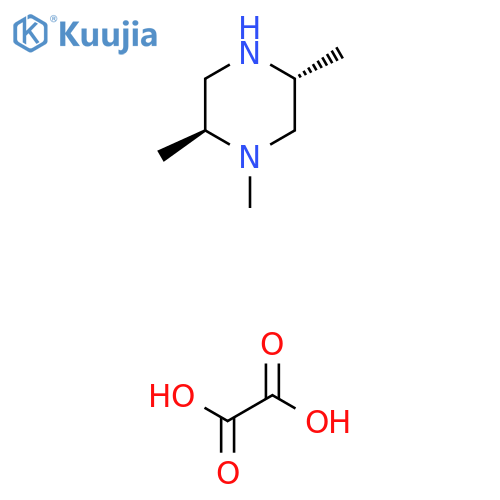 (2S,5R)-1,2,5-trimethylpiperazine; oxalic acid structure