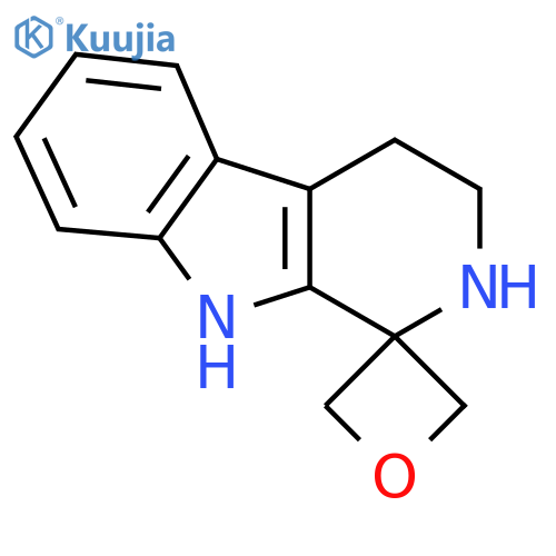2',3',4',9'-Tetrahydrospiro[oxetane-3,1'-pyrido[3,4-B]indole] structure