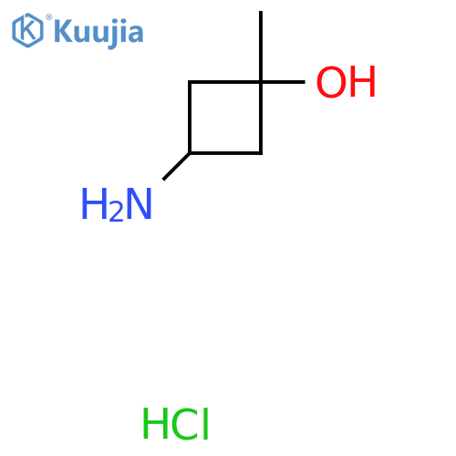 trans-3-Amino-1-methylcyclobutanol hydrochloride structure