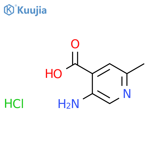 5-Amino-2-methylpyridine-4-carboxylic acid hydrochloride structure