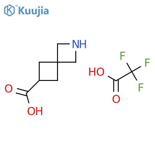 2-Azaspiro[3.3]heptane-6-carboxylic acid trifluoroacetate structure