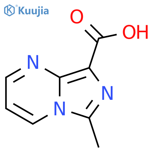 6-methylimidazo1,5-apyrimidine-8-carboxylic acid structure