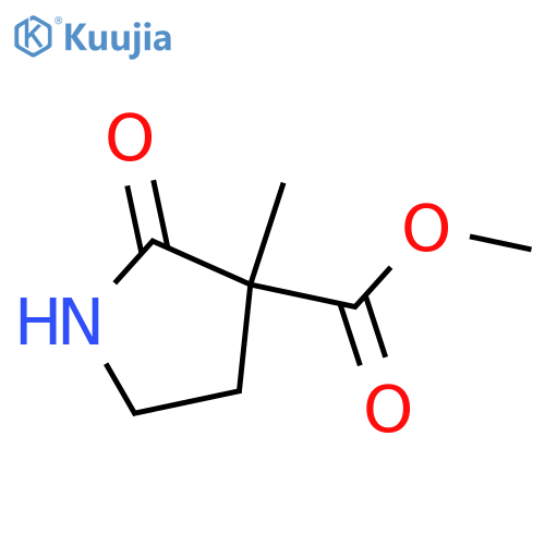 methyl 3-methyl-2-oxopyrrolidine-3-carboxylate structure