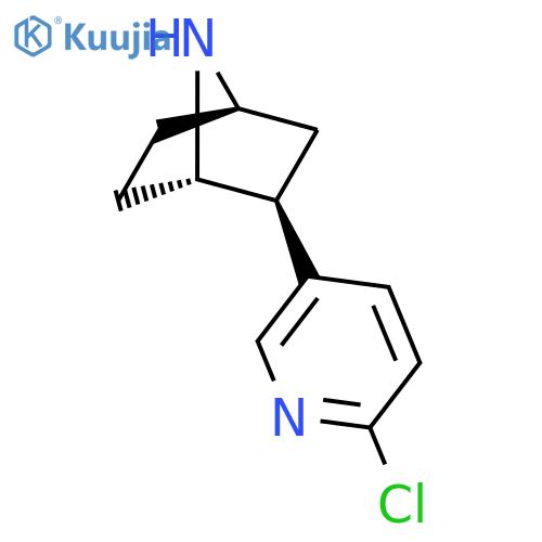 7-Azabicyclo[2.2.1]heptane,2-(6-chloro-3-pyridinyl)-, (1S,2S,4R)- structure