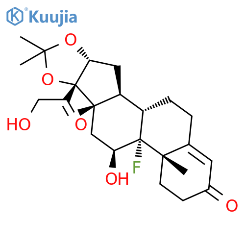 9-Fluoro-16a,17-(isopropylidenedioxy) Corticosterone structure