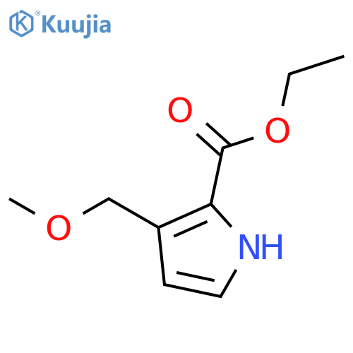 ethyl 3-(methoxymethyl)-1H-pyrrole-2-carboxylate structure